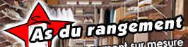 As du rangement sur mesure de garde-robe - logo